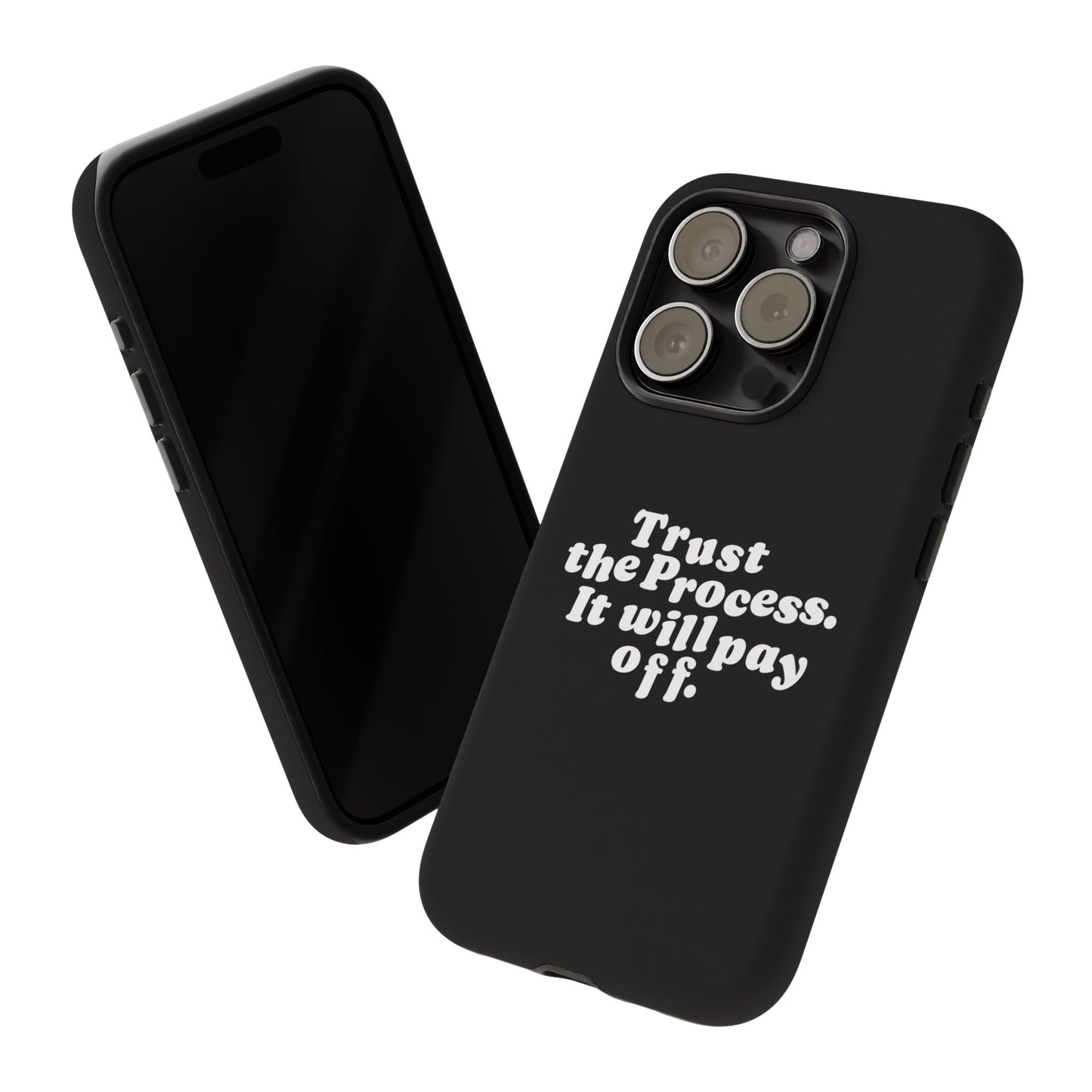 Trust harder Hard Case Schwarz iPhone