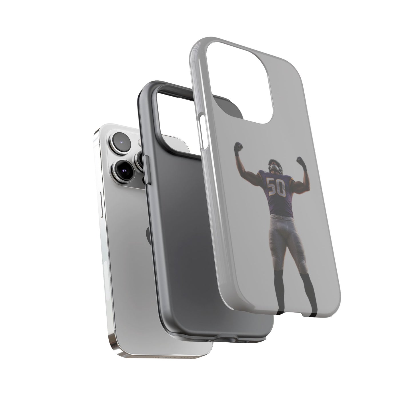 Never Enough Hard Case Grau iPhone