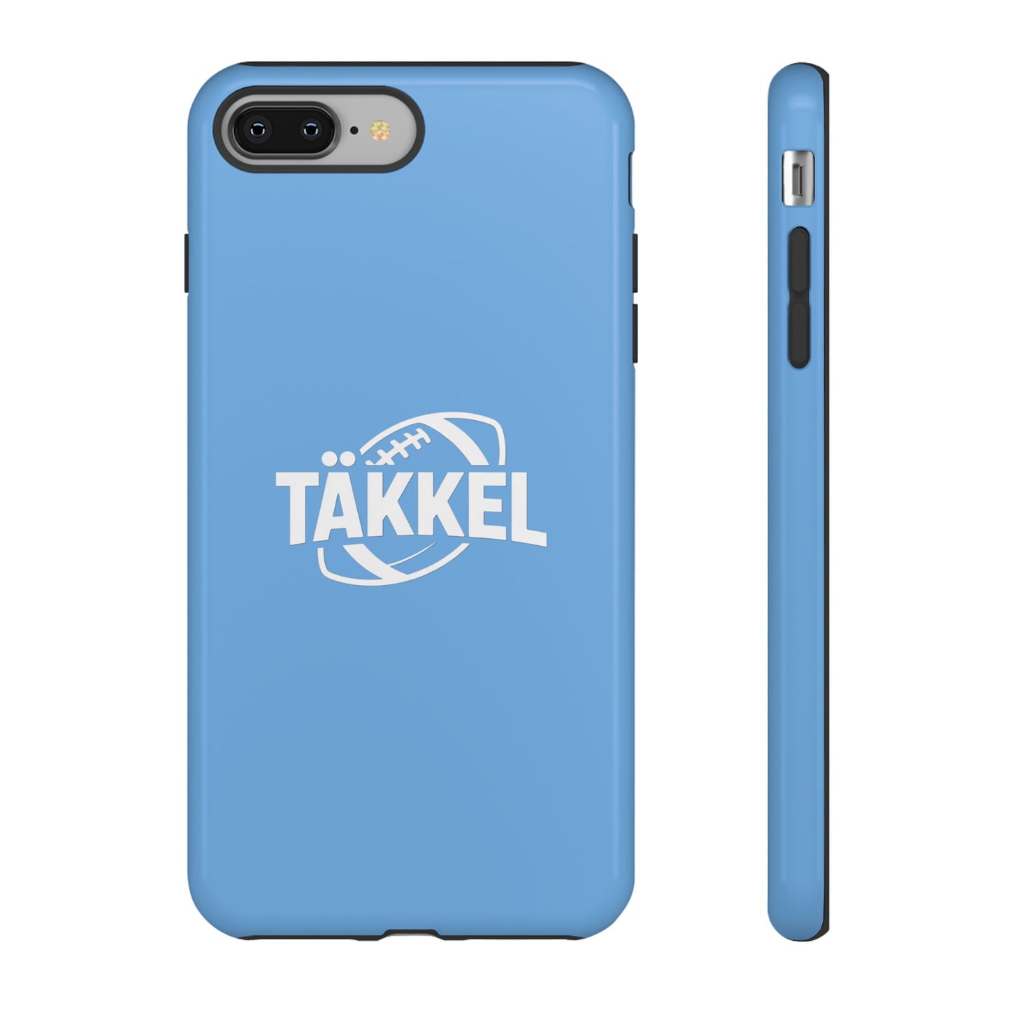 TÄKKEL FOOTBALL Hard Case Babyblau iPhone