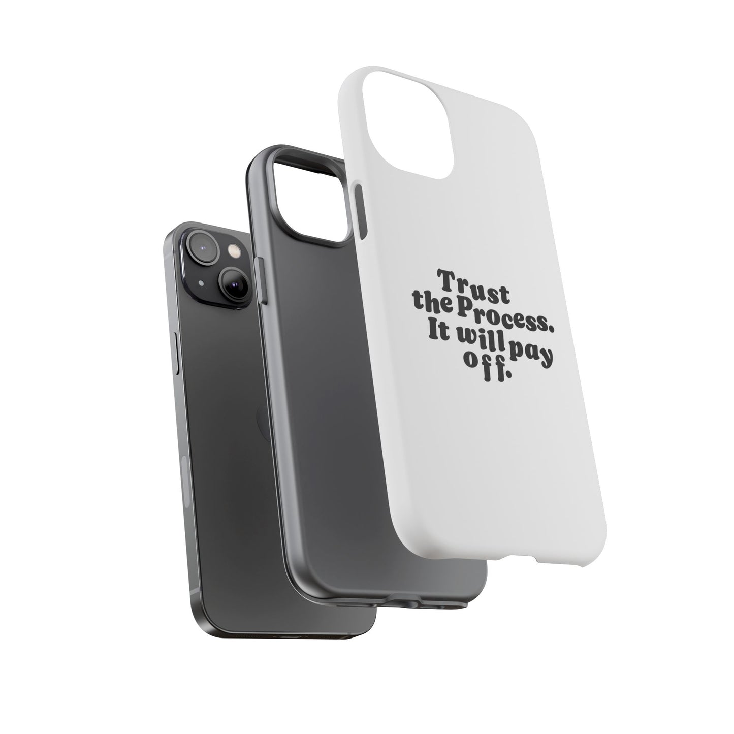 Trust harder Hard Case Weiß iPhone