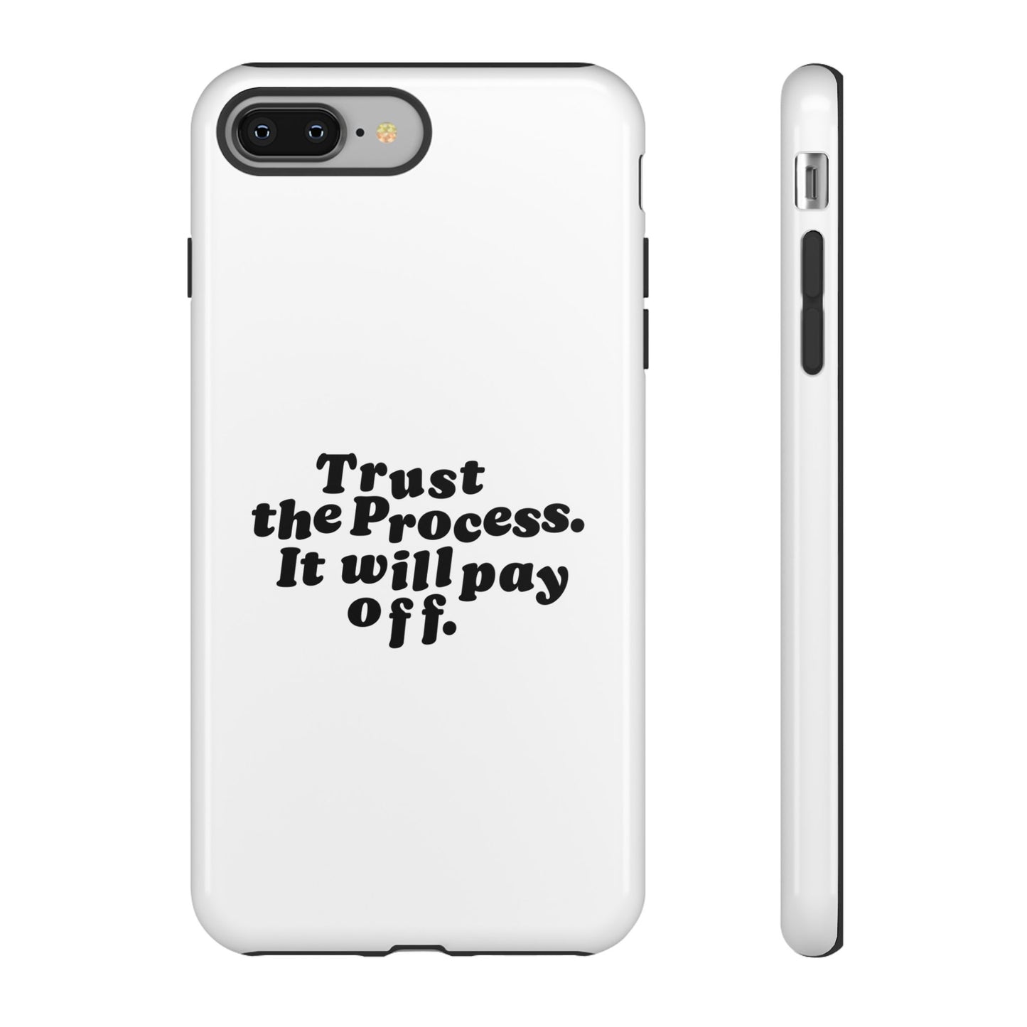Trust harder Hard Case Weiß iPhone