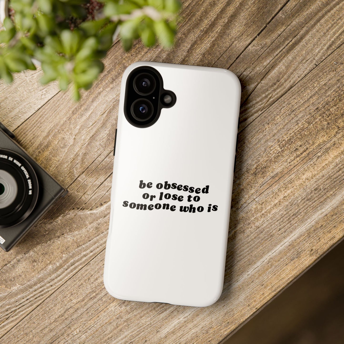 Be Obsessed Hard Case Weiß iPhone