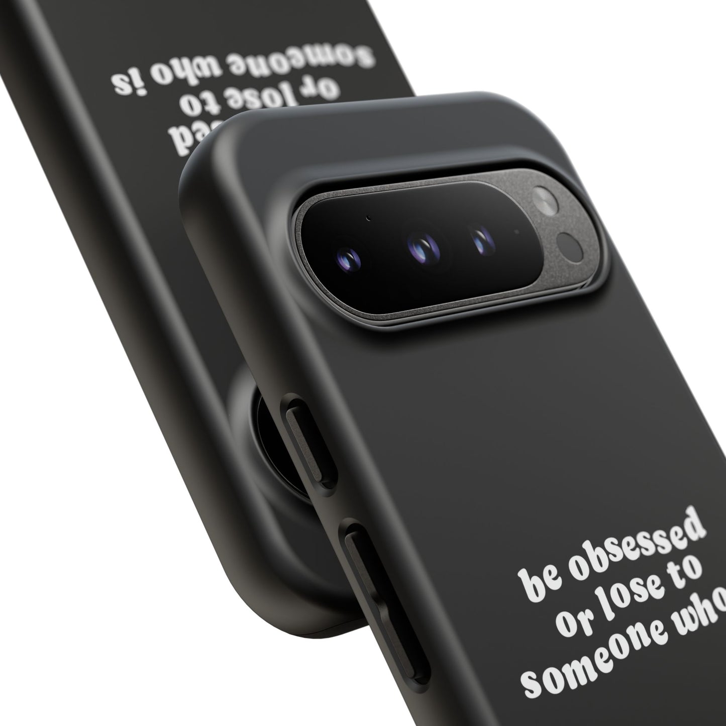 Too Obsessed Hard Case Schwarz Google Pixel