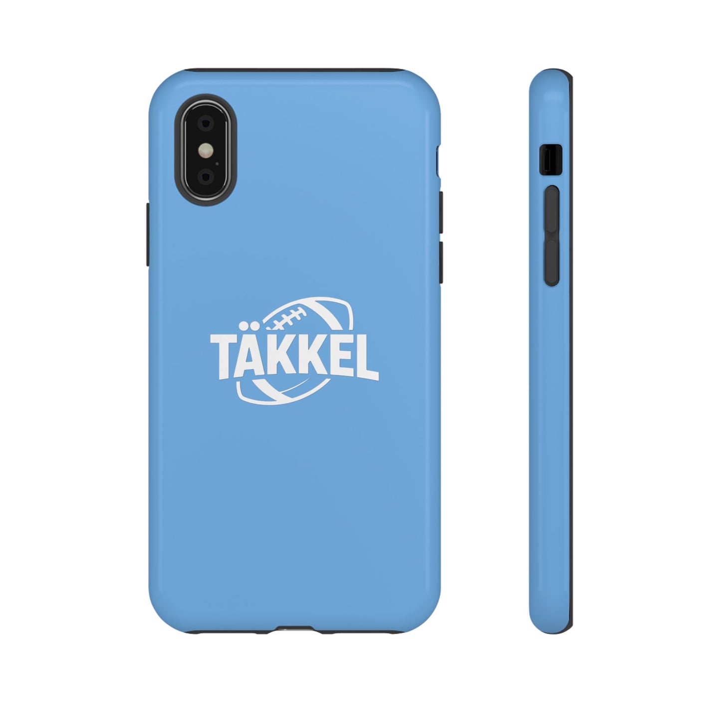 TÄKKEL FOOTBALL Hard Case Babyblau iPhone