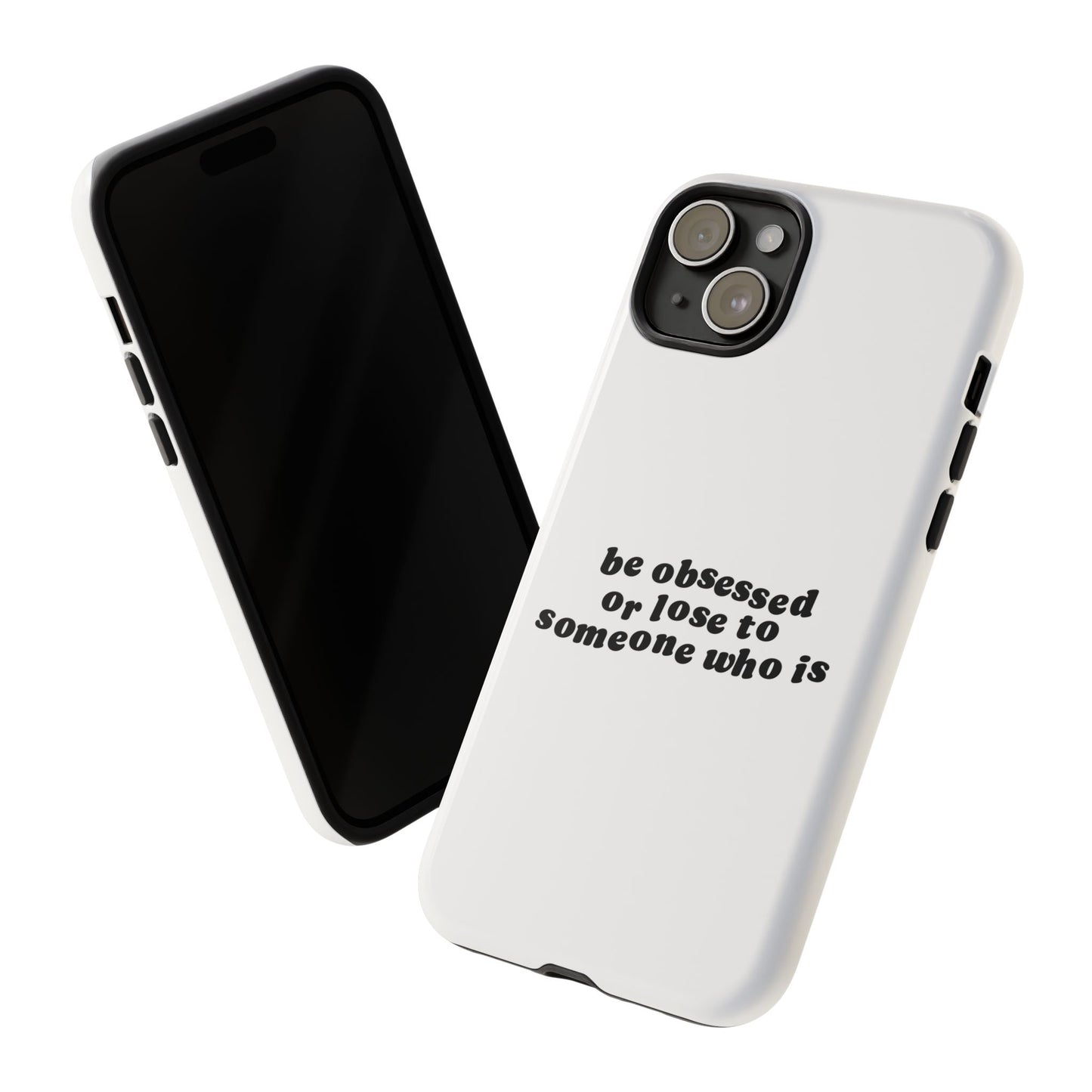 Be Obsessed Hard Case Weiß iPhone