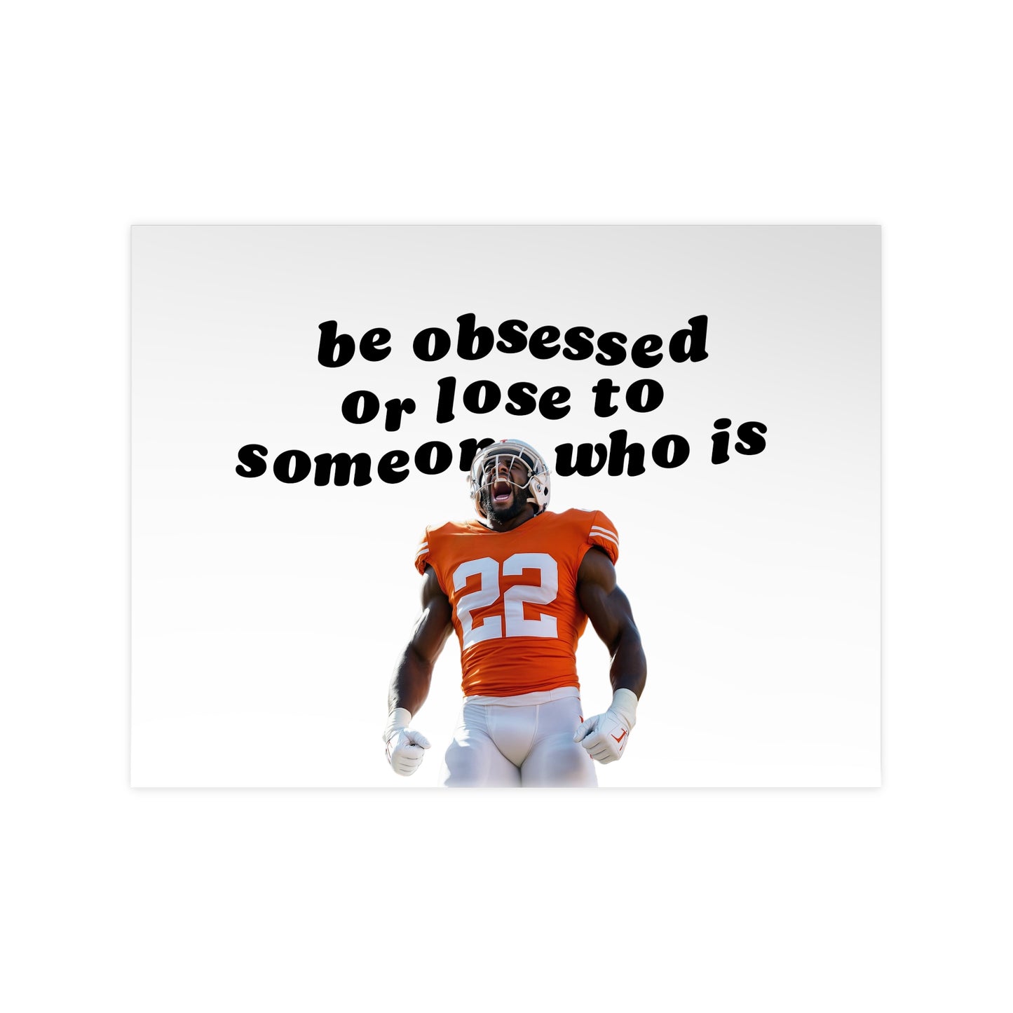 TÄKKEL Poster - Obsessed with the love (football)