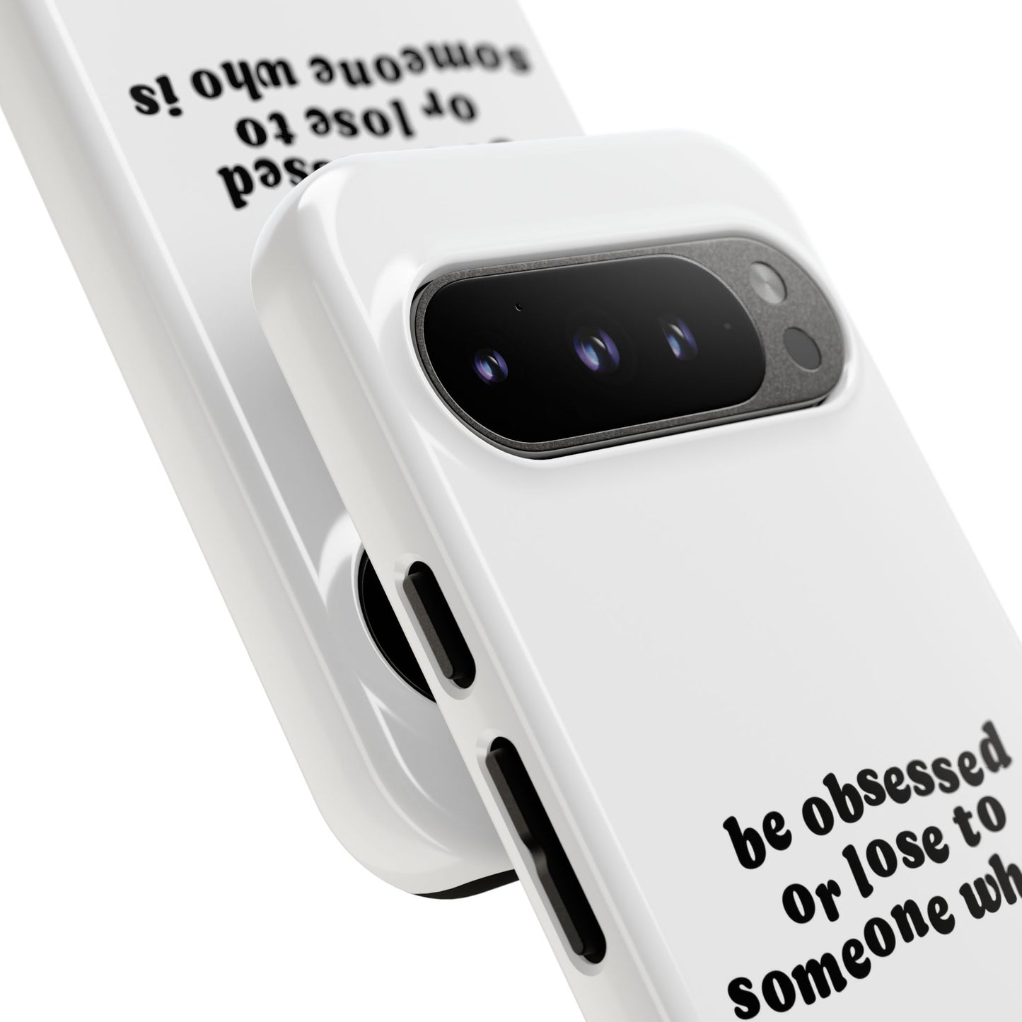 Too Obsessed Hard Case Weiß Google Pixel