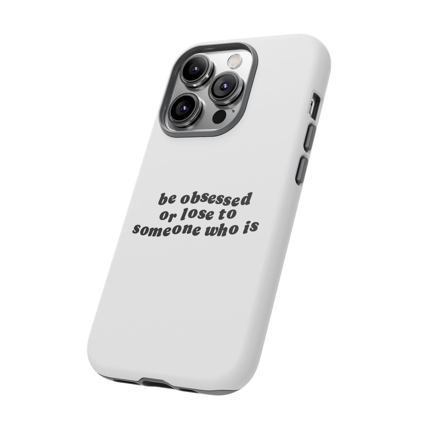 Be Obsessed Hard Case Weiß iPhone