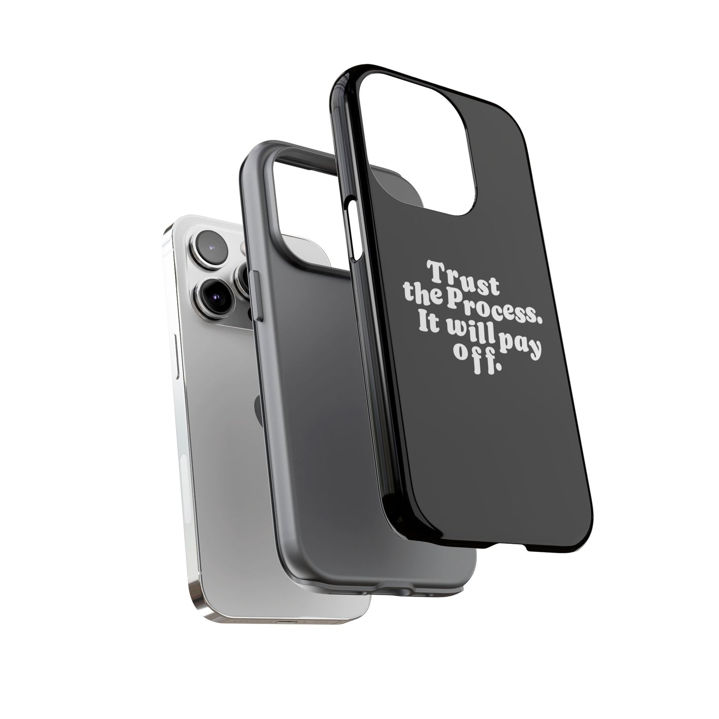 Trust harder Hard Case Schwarz iPhone