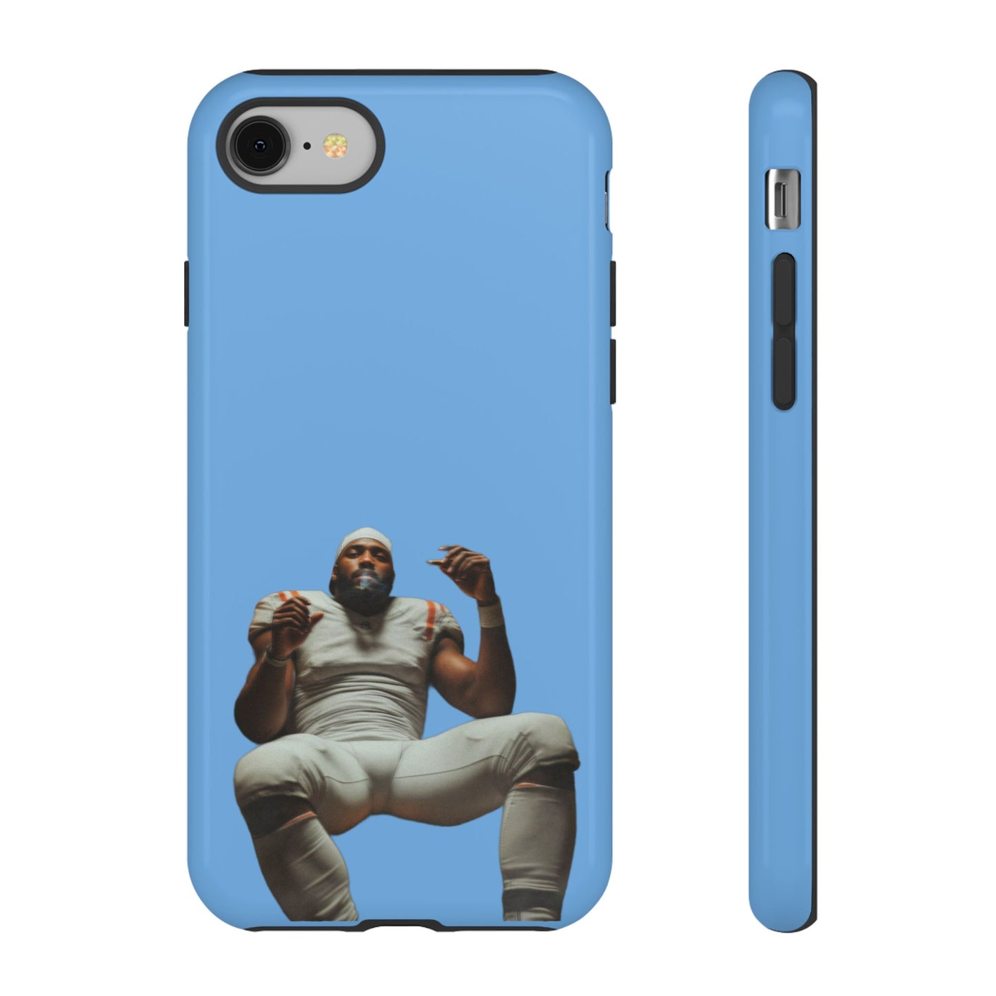 Who´s gonna smoke Hard Case Babyblau iPhone