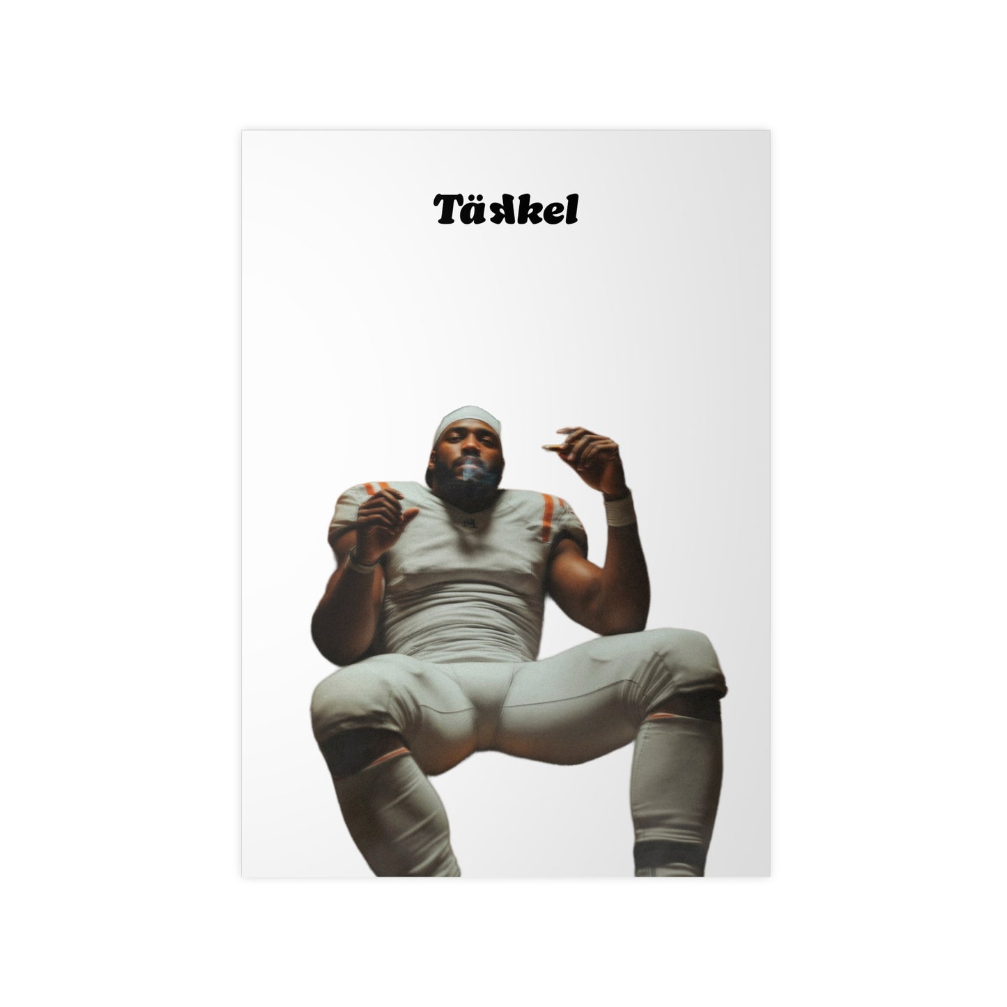 TÄKKEL Poster – Football Player Power Design