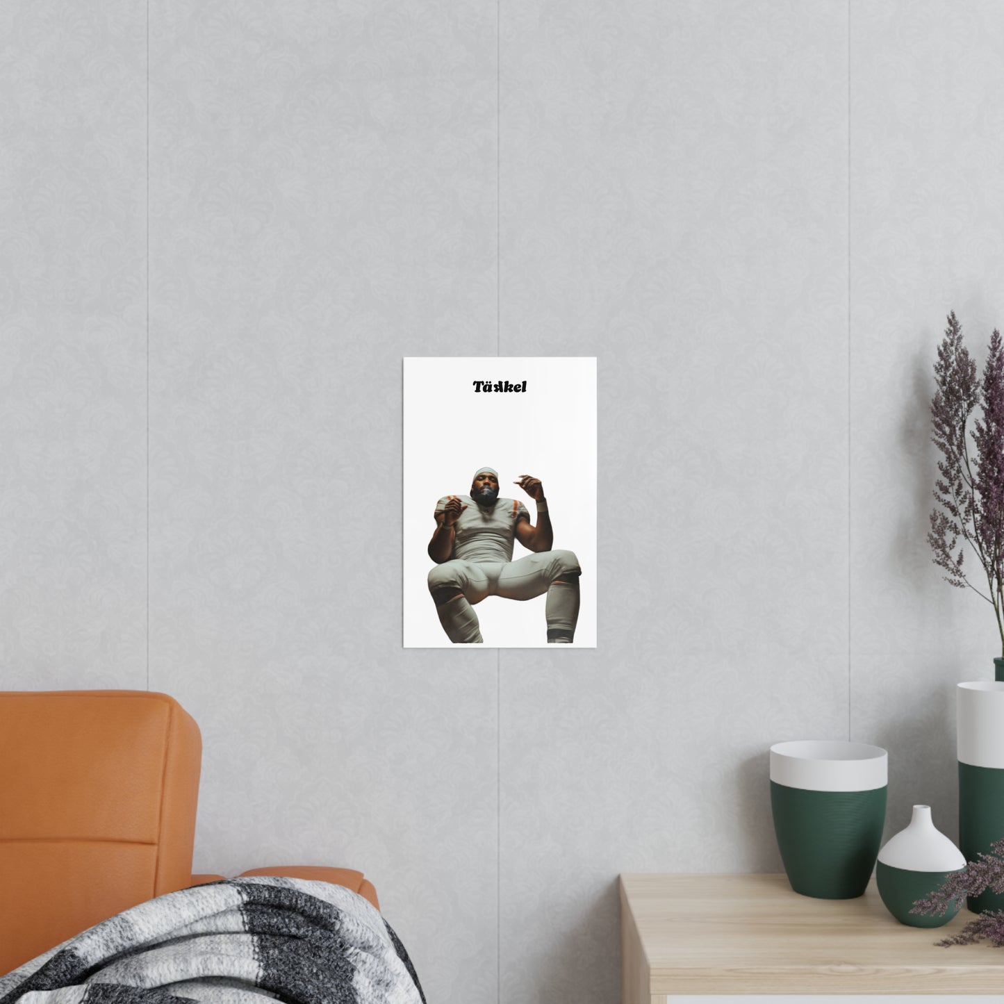 TÄKKEL Poster – Football Player Power Design