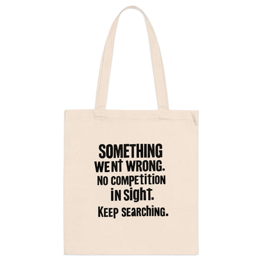 Tote Bag Error - No Competition