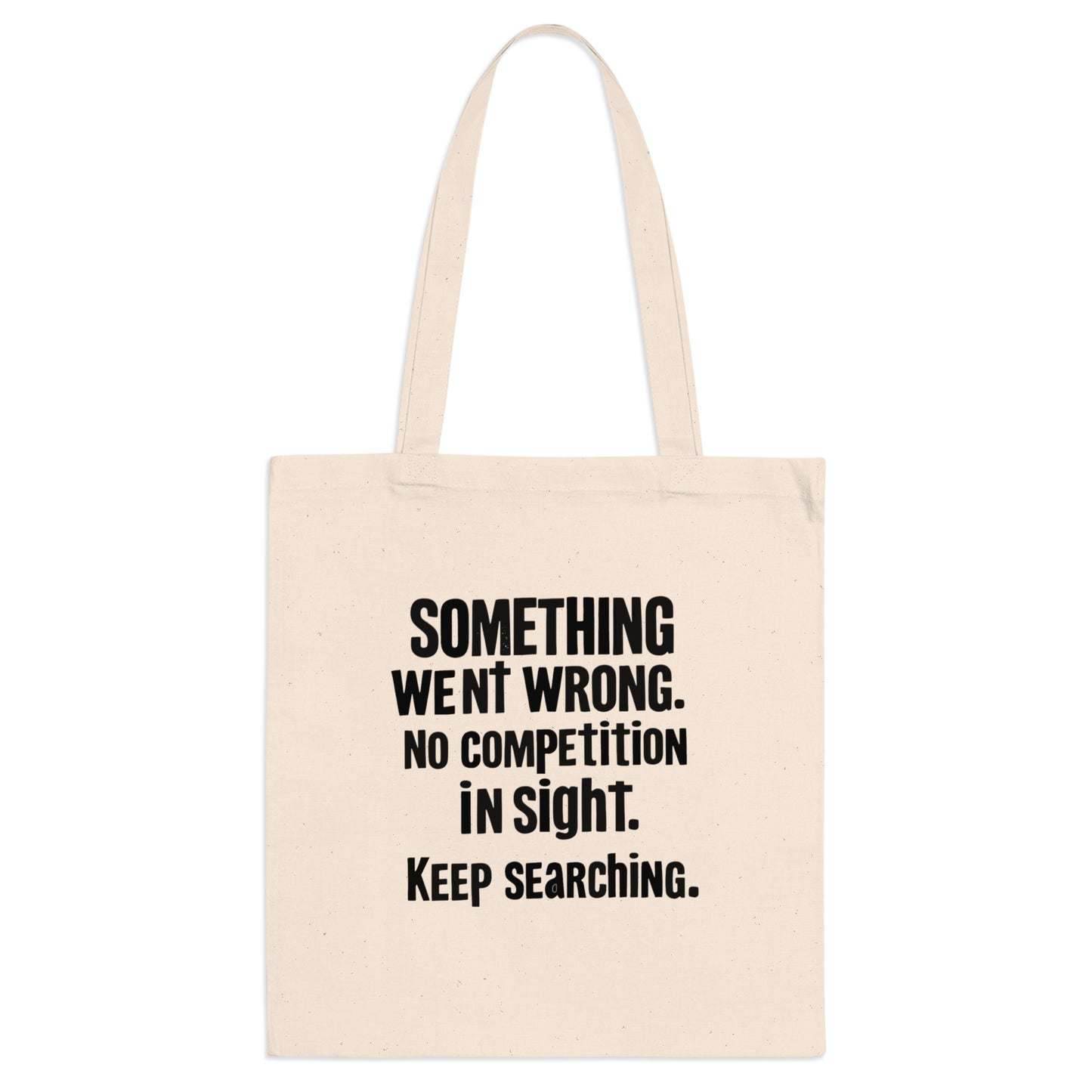 Tote Bag Error - No Competition