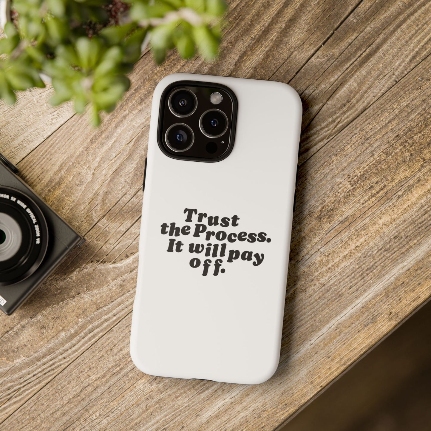 Trust harder Hard Case Weiß iPhone