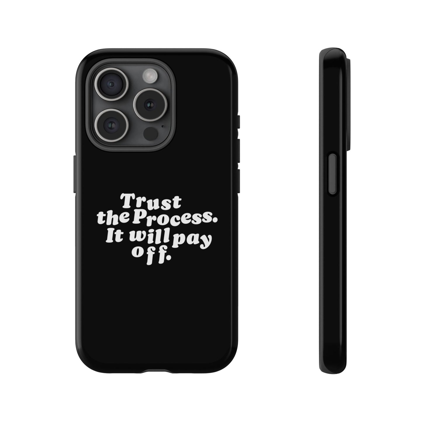 Trust harder Hard Case Schwarz iPhone