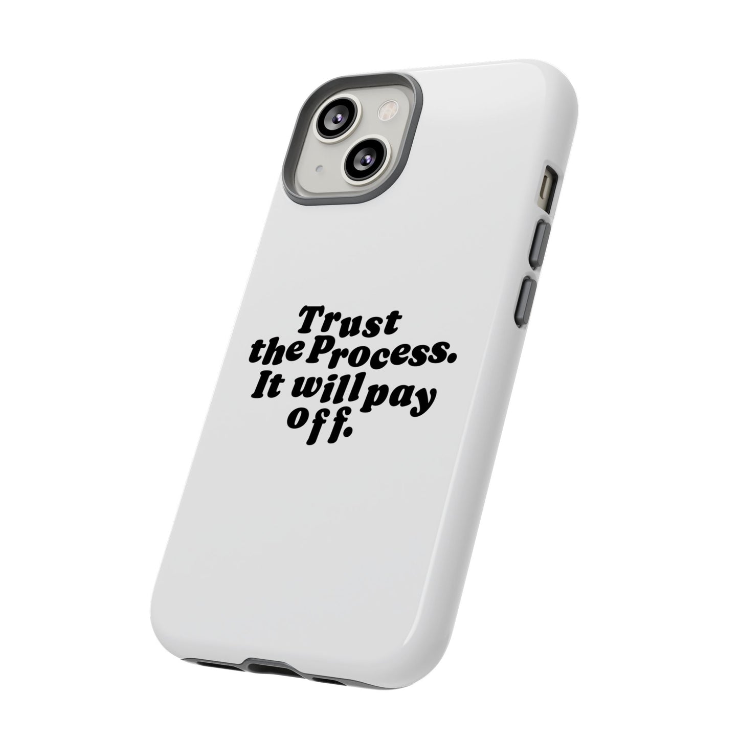 Trust harder Hard Case Weiß iPhone