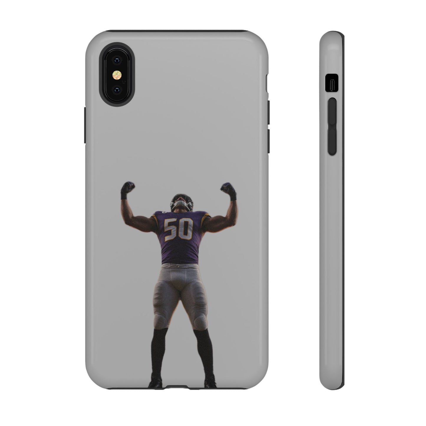 Never Enough Hard Case Grau iPhone