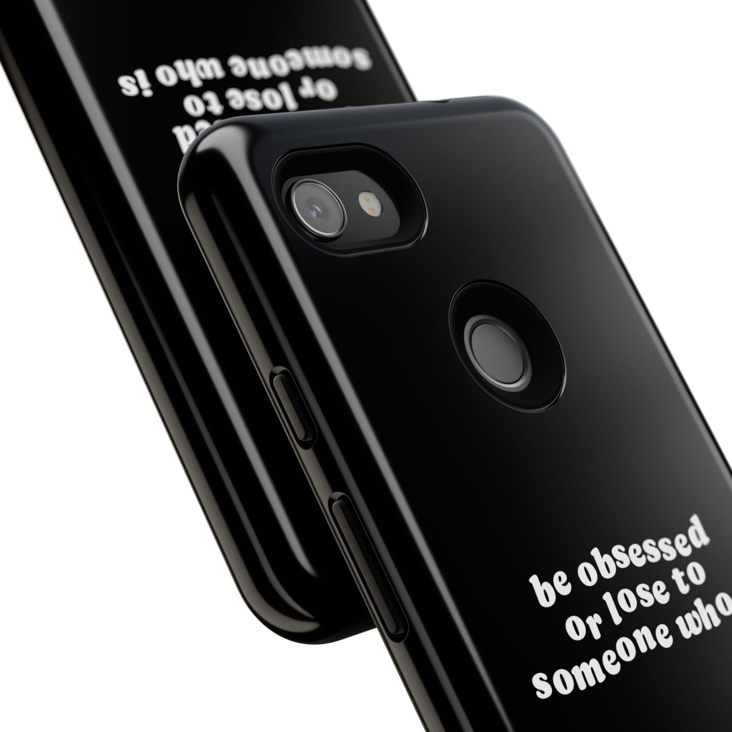 Too Obsessed Hard Case Schwarz Google Pixel
