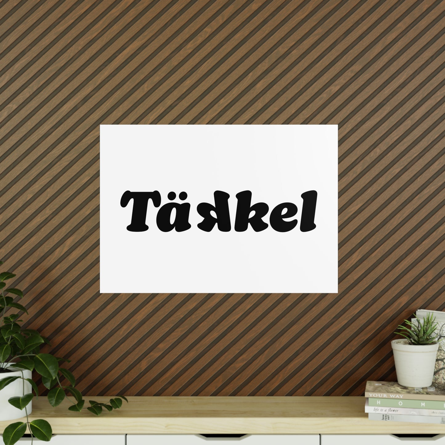 TÄKKEL Poster – Bold Football Statement Design