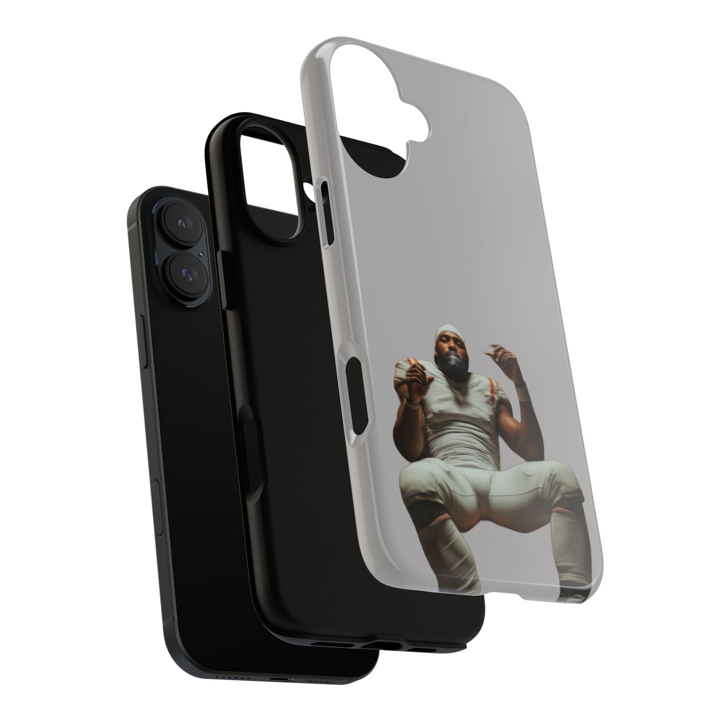 Who´s gonna smoke Hard Case Grau iPhone
