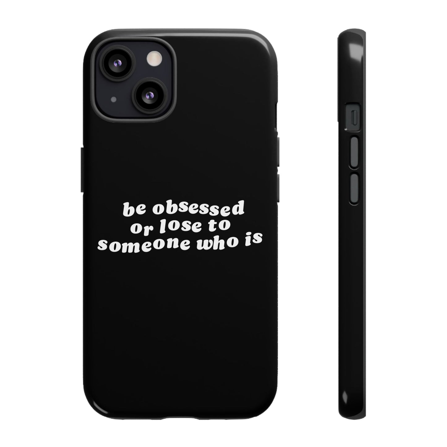 Be Obsessed Hard Case Schwarz iPhone