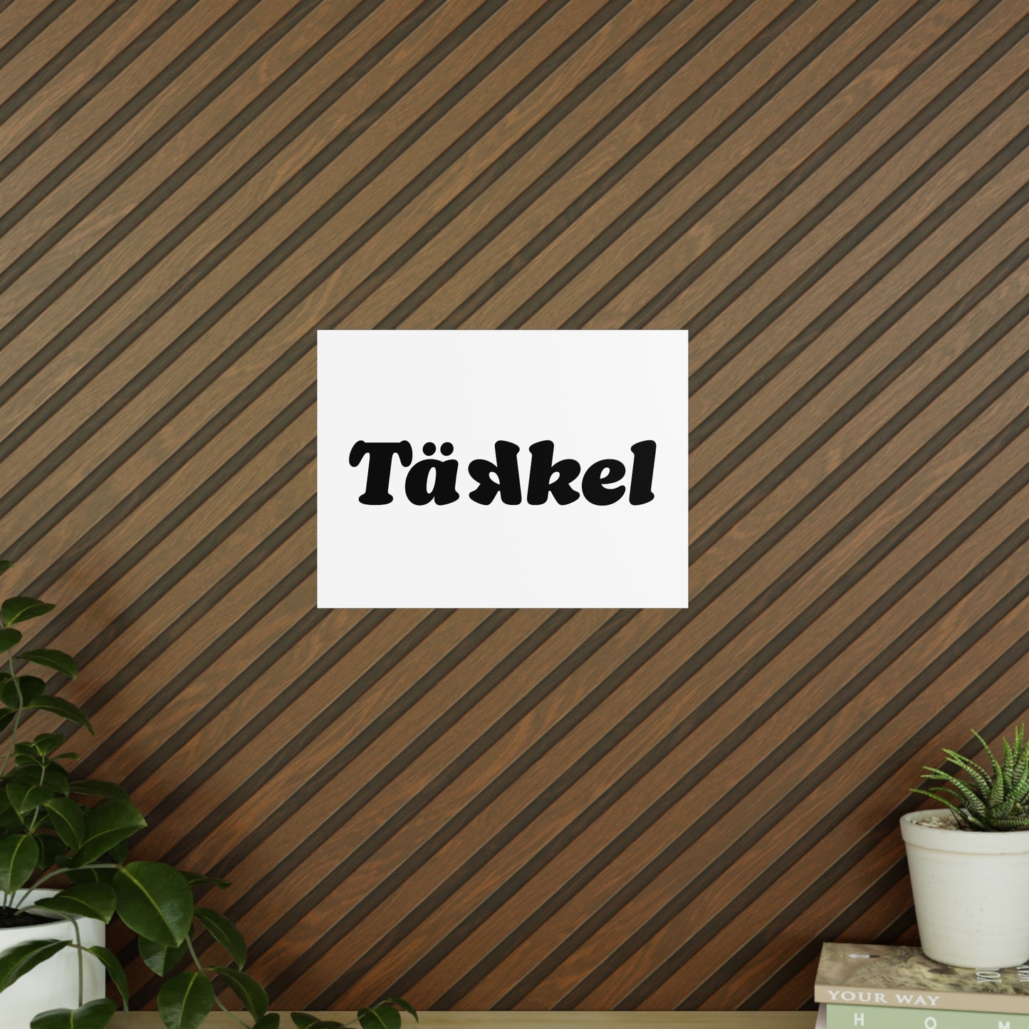 TÄKKEL Poster – Bold Football Statement Design