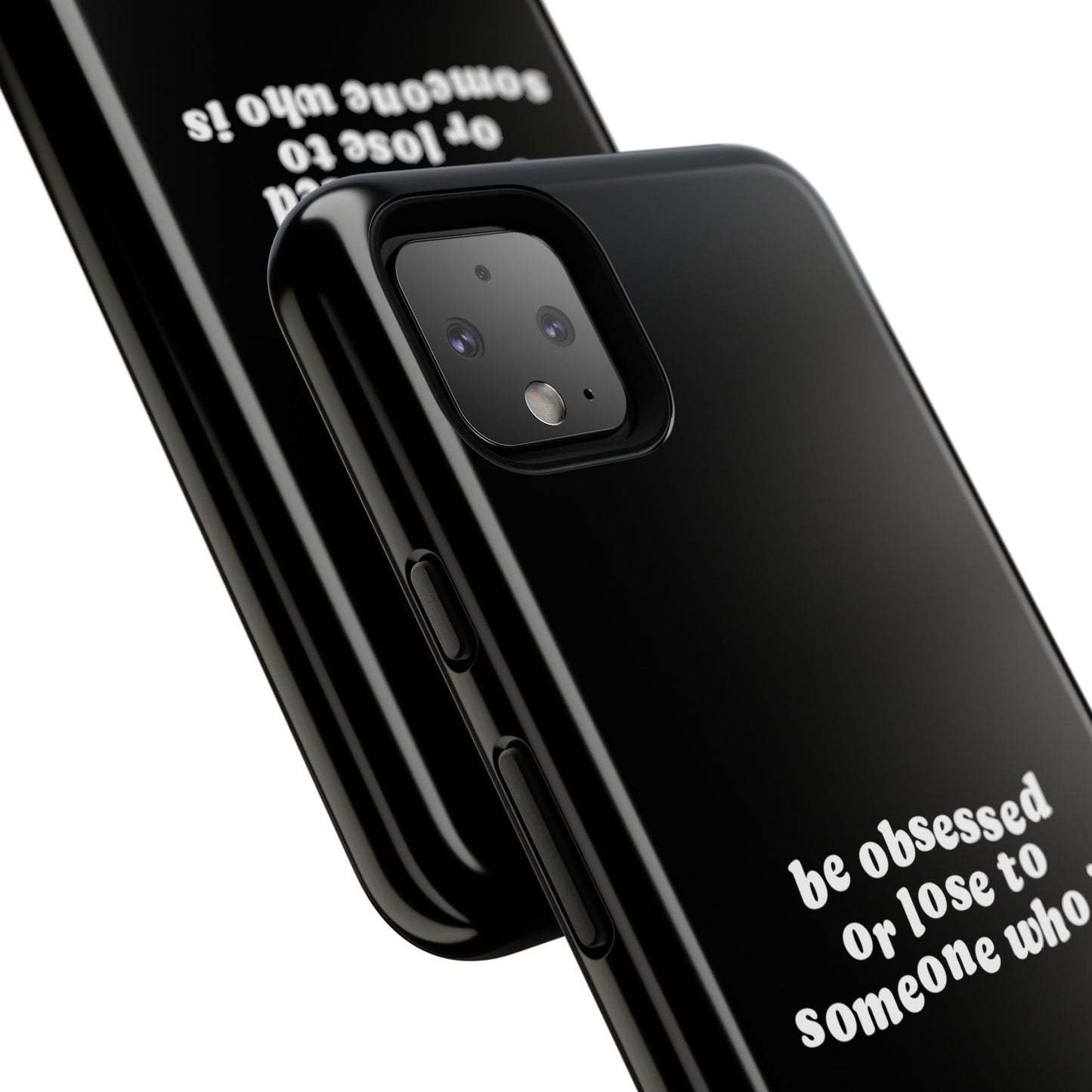 Too Obsessed Hard Case Schwarz Google Pixel