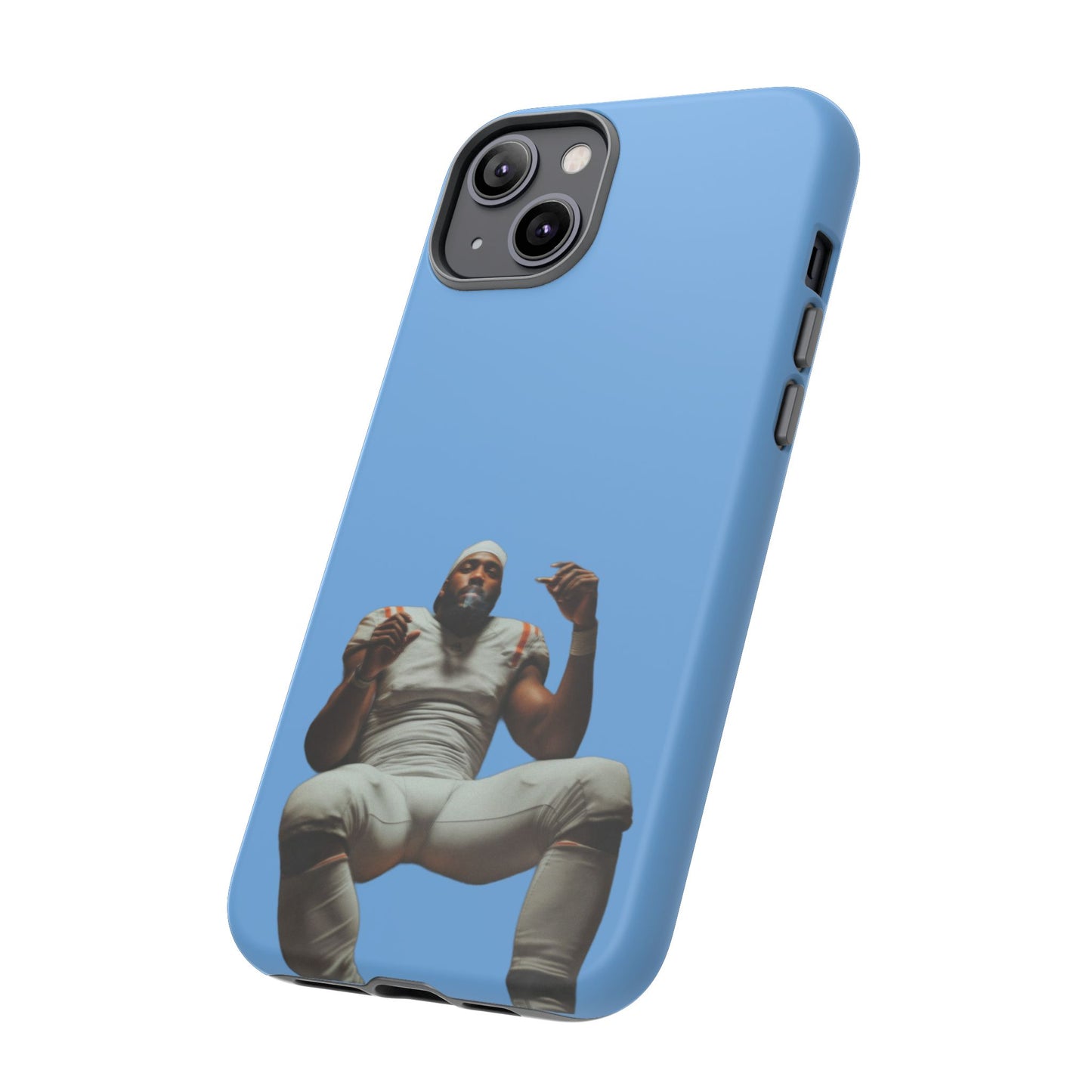 Who´s gonna smoke Hard Case Babyblau iPhone