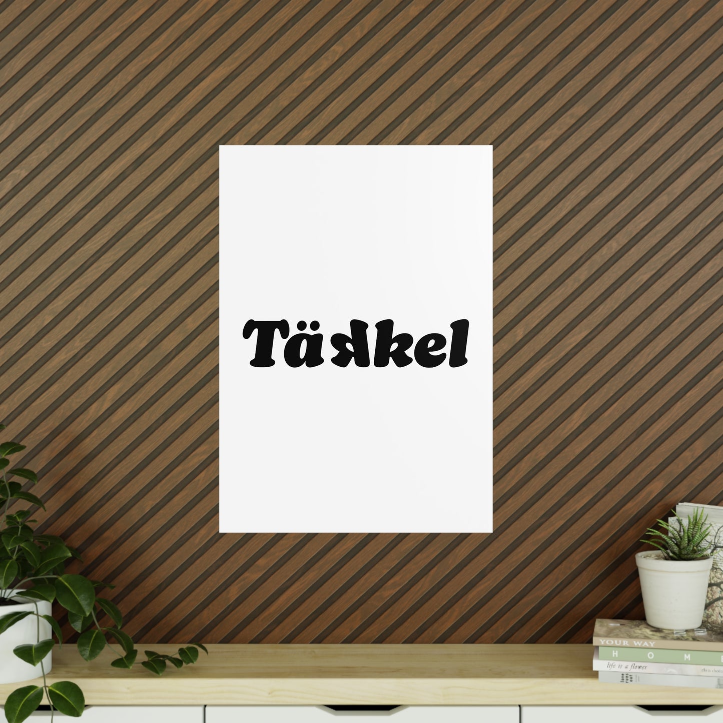 TÄKKEL Poster – Bold Football Statement Design