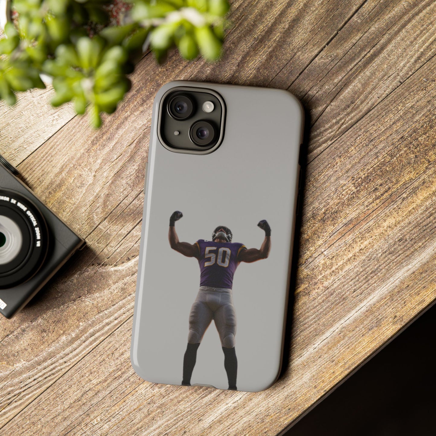 Never Enough Hard Case Grau iPhone