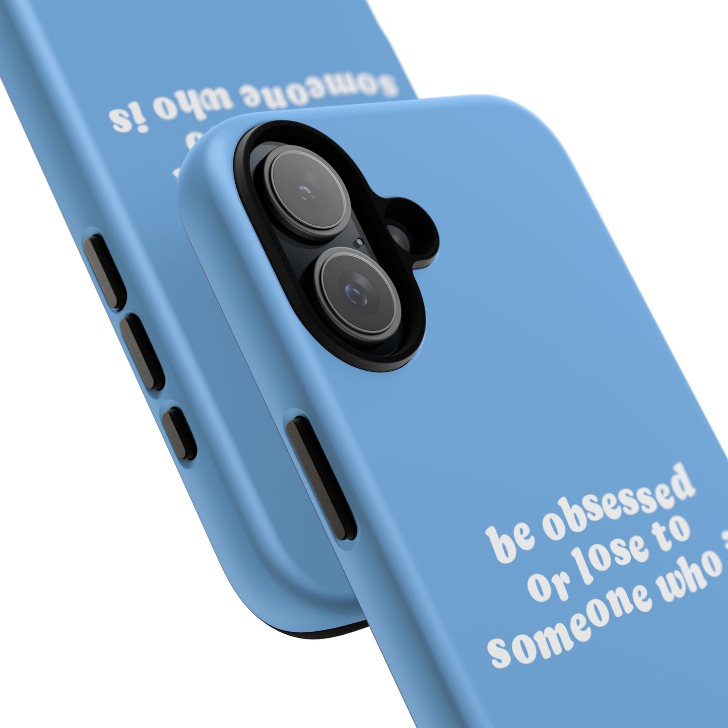 Be Obsessed Hard Case Babyblau iPhone