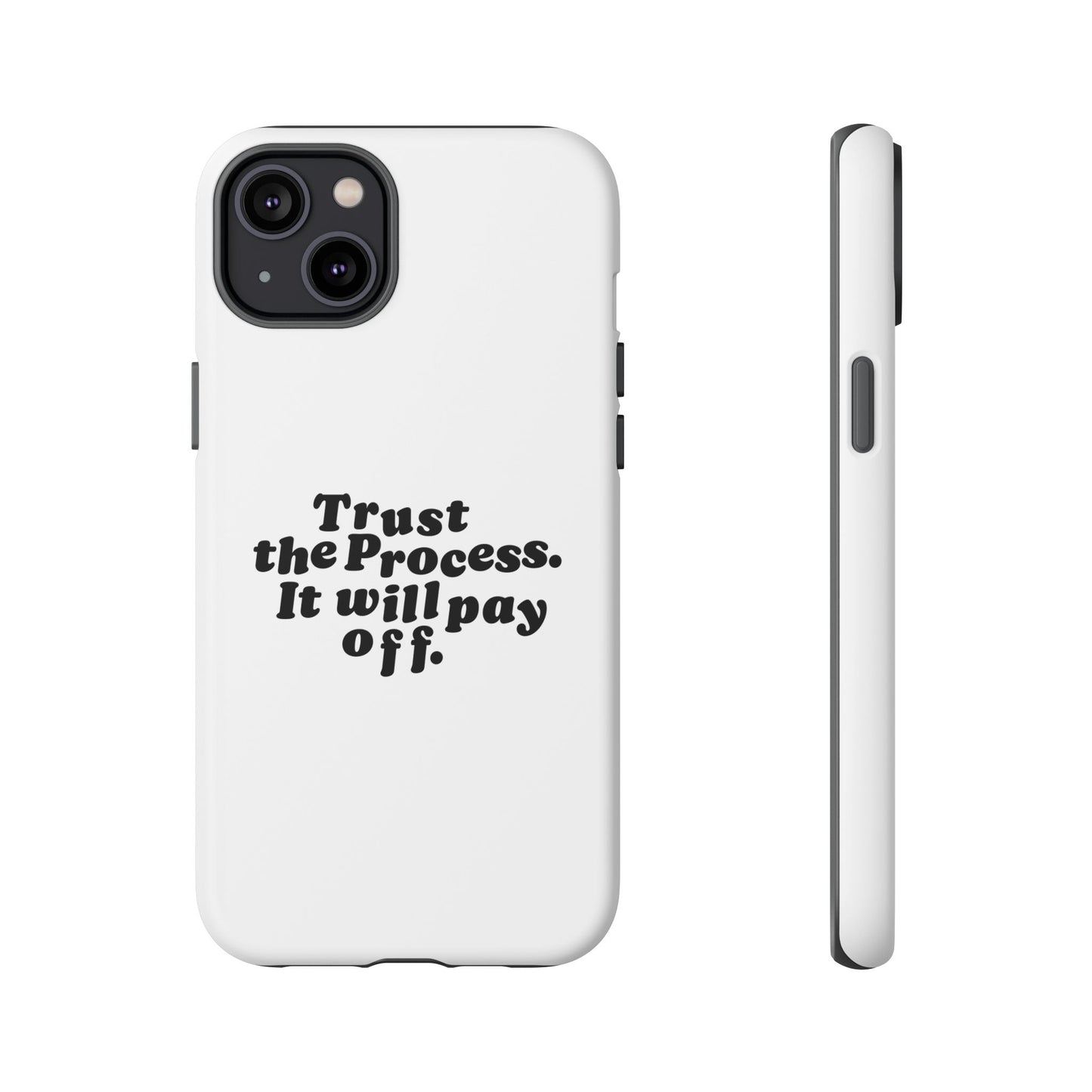 Trust harder Hard Case Weiß iPhone