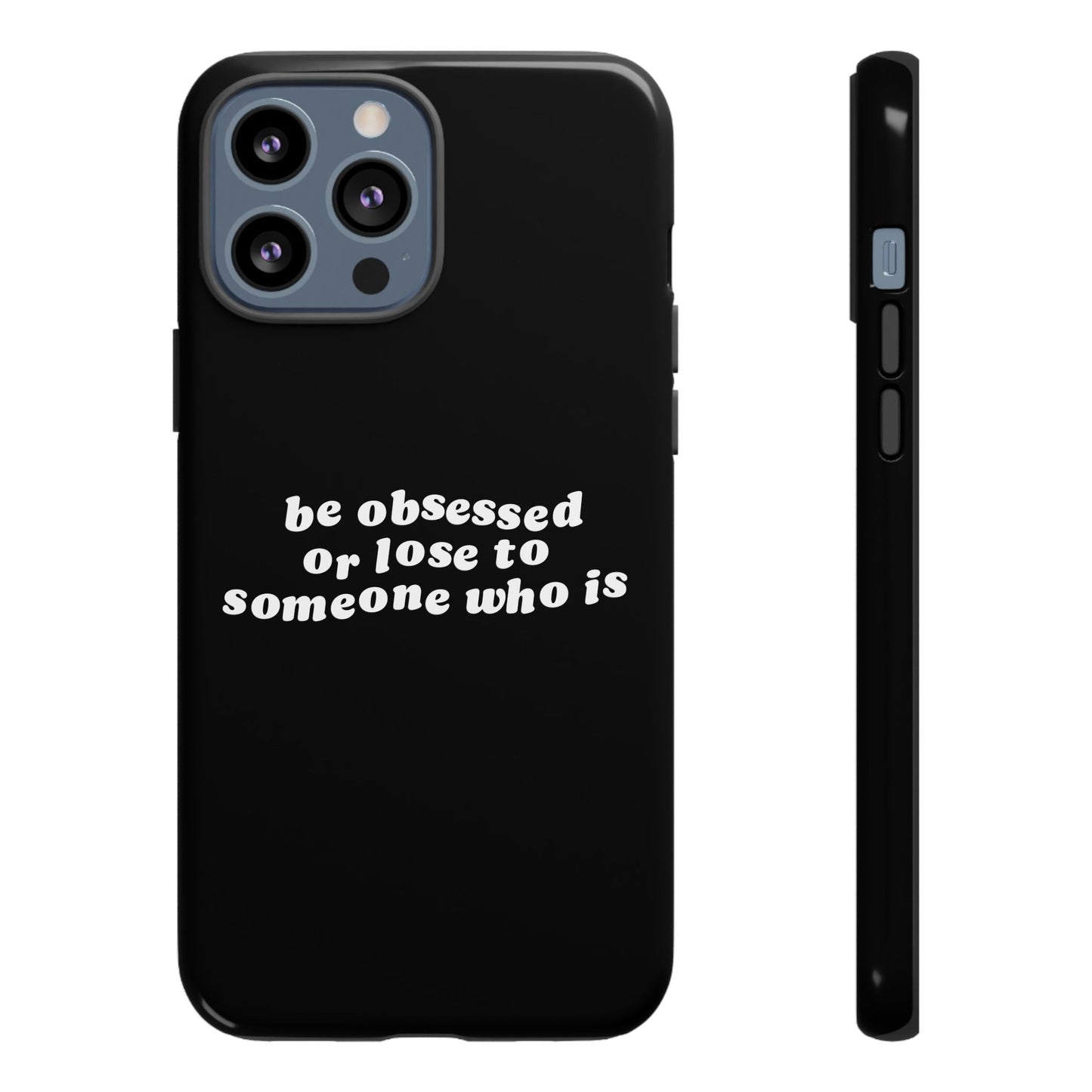 Be Obsessed Hard Case Schwarz iPhone