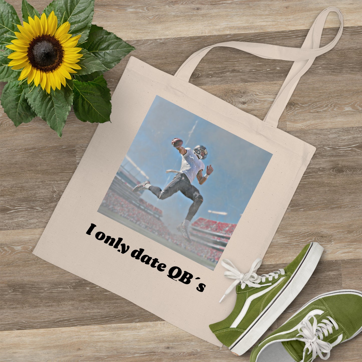 Tote Bag I Only Date QB´s