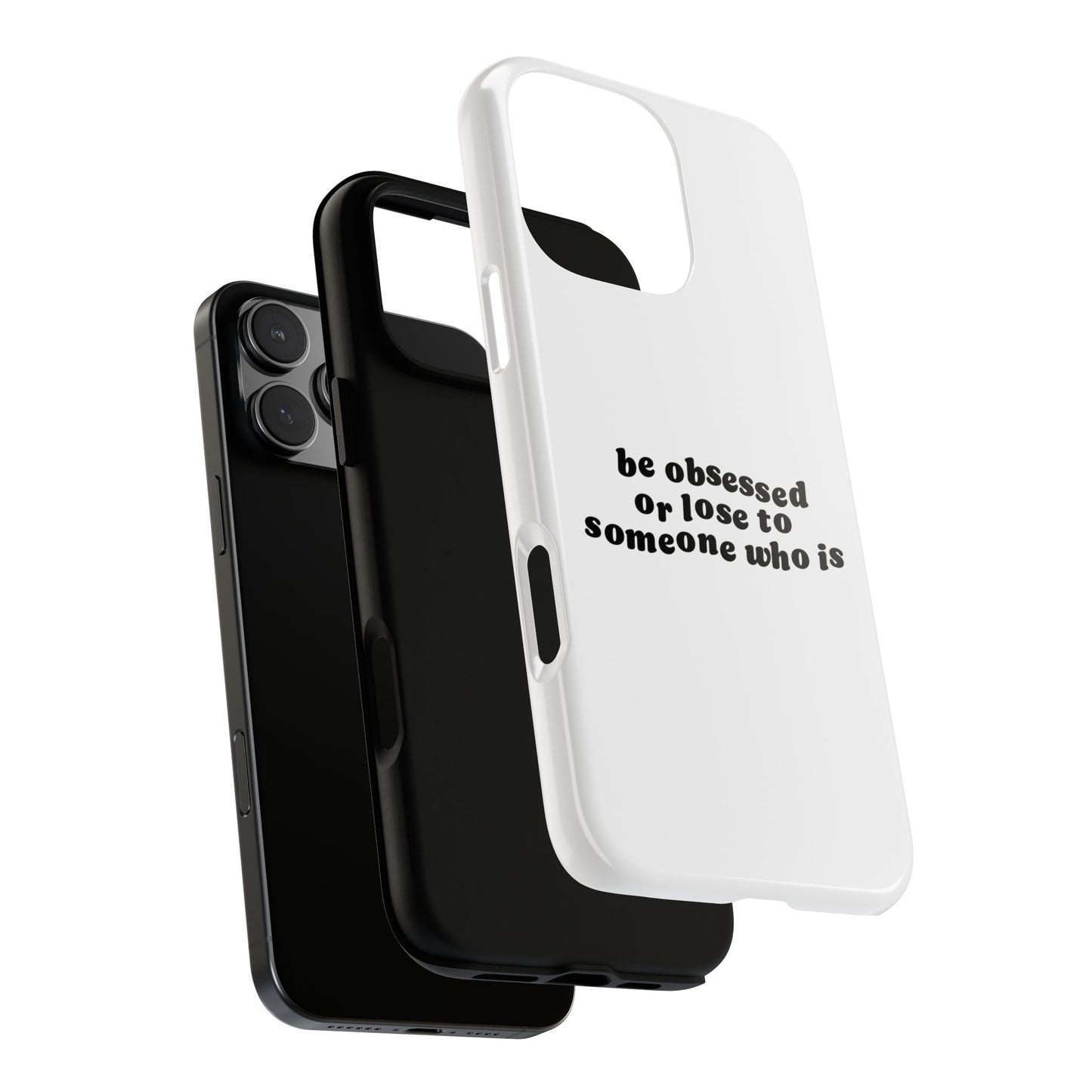 Be Obsessed Hard Case Weiß iPhone