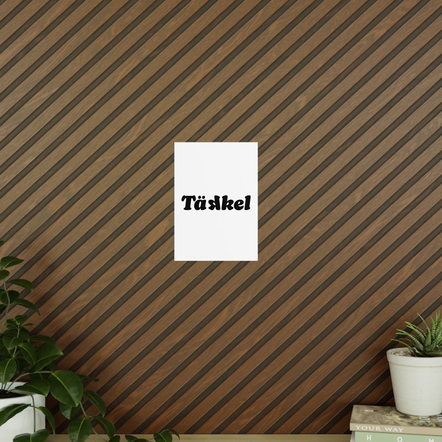 TÄKKEL Poster – Bold Football Statement Design