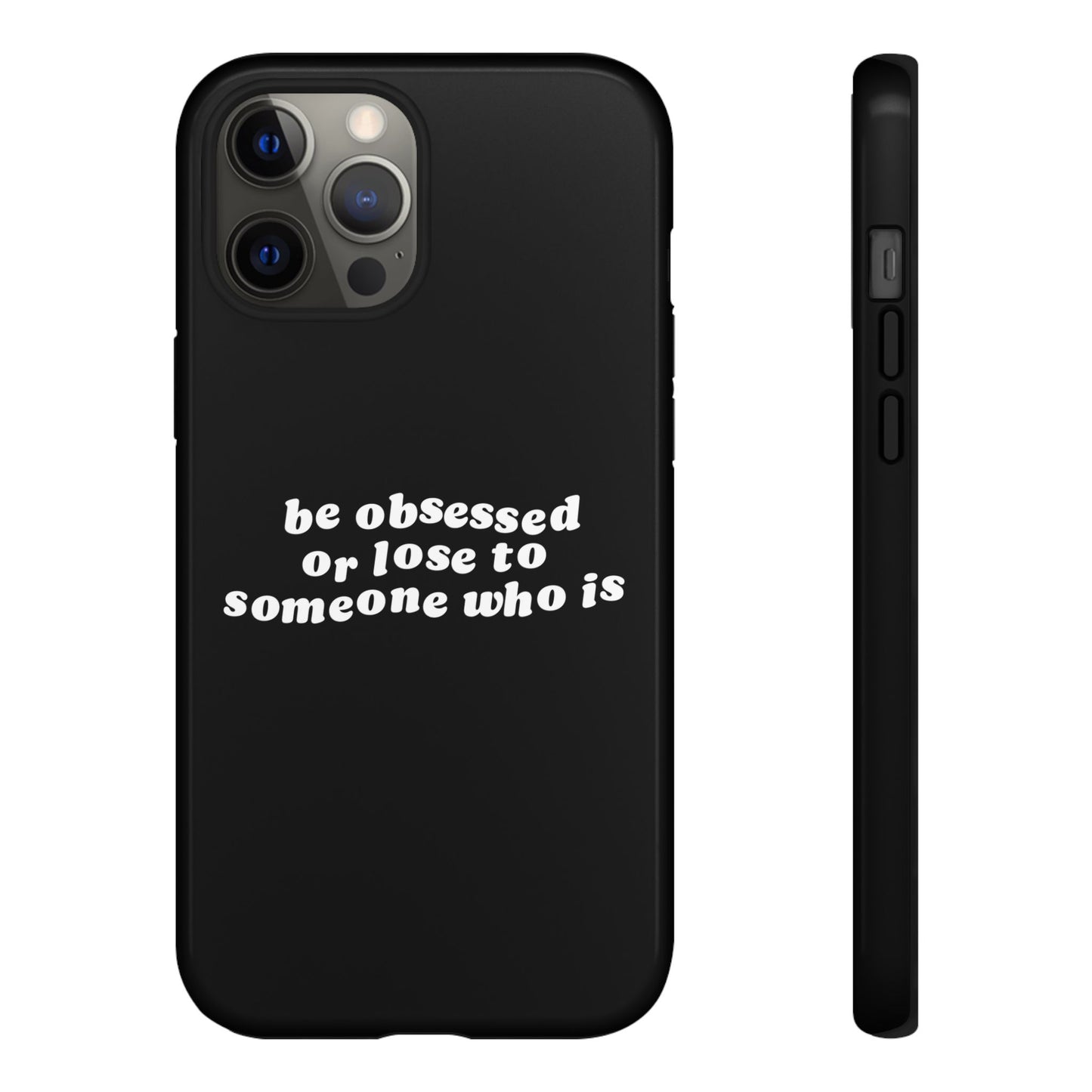 Be Obsessed Hard Case Schwarz iPhone