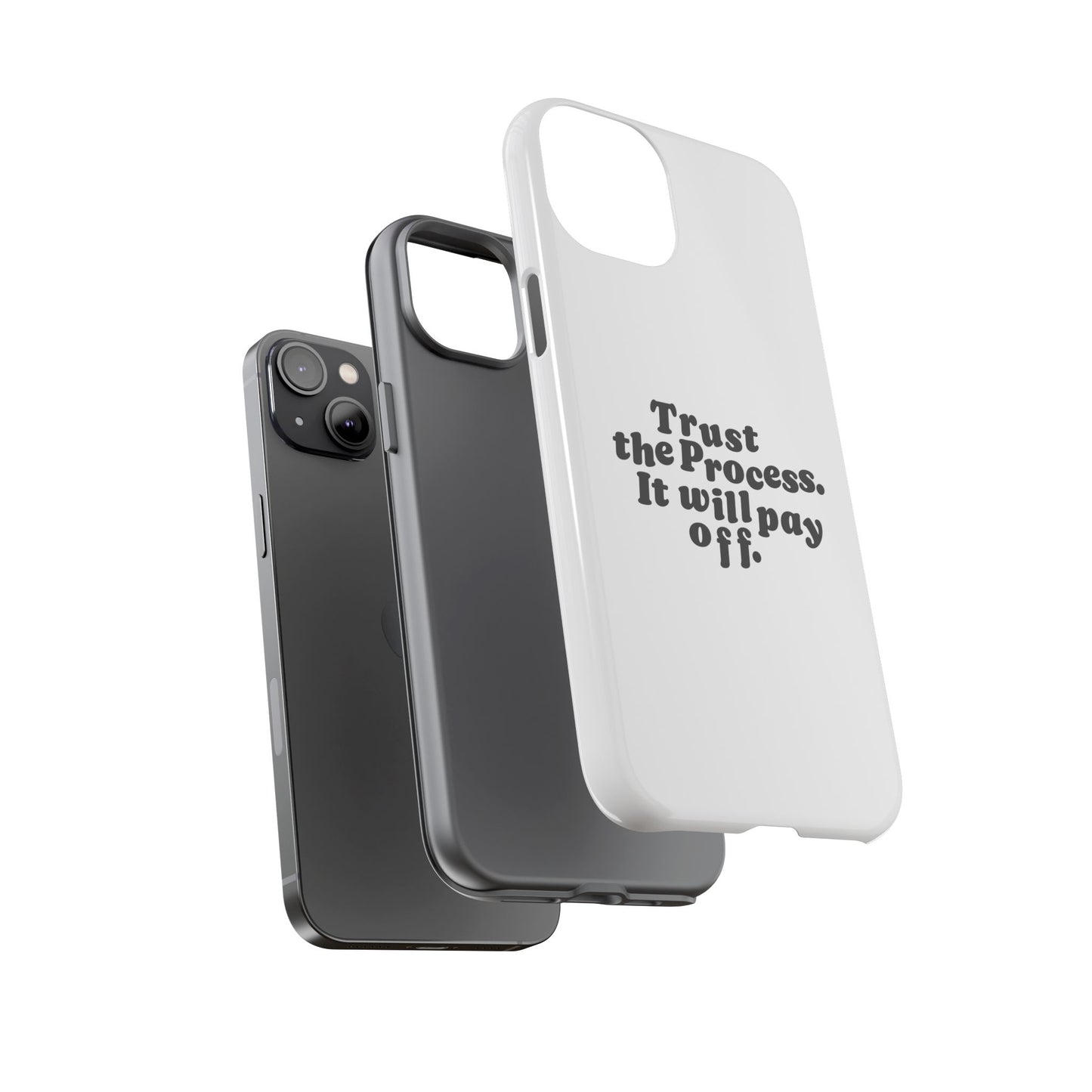 Trust harder Hard Case Weiß iPhone