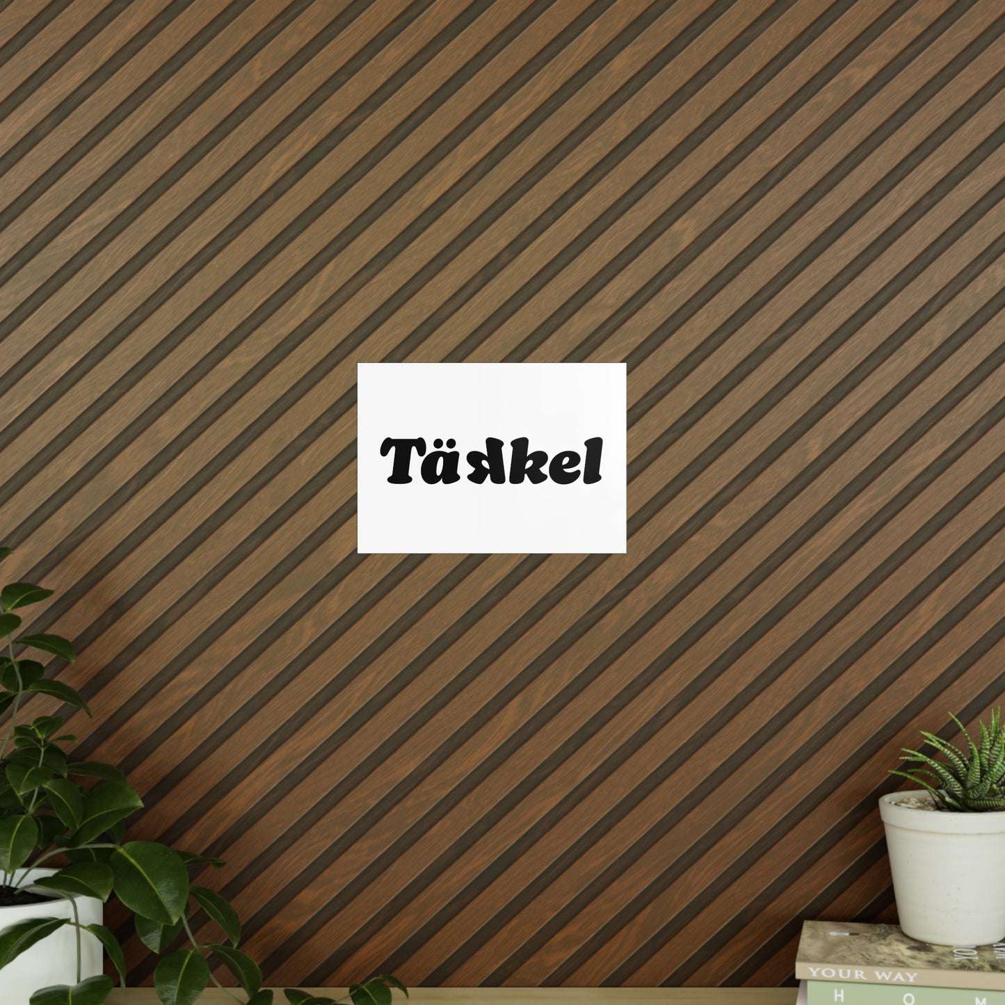 TÄKKEL Poster – Bold Football Statement Design