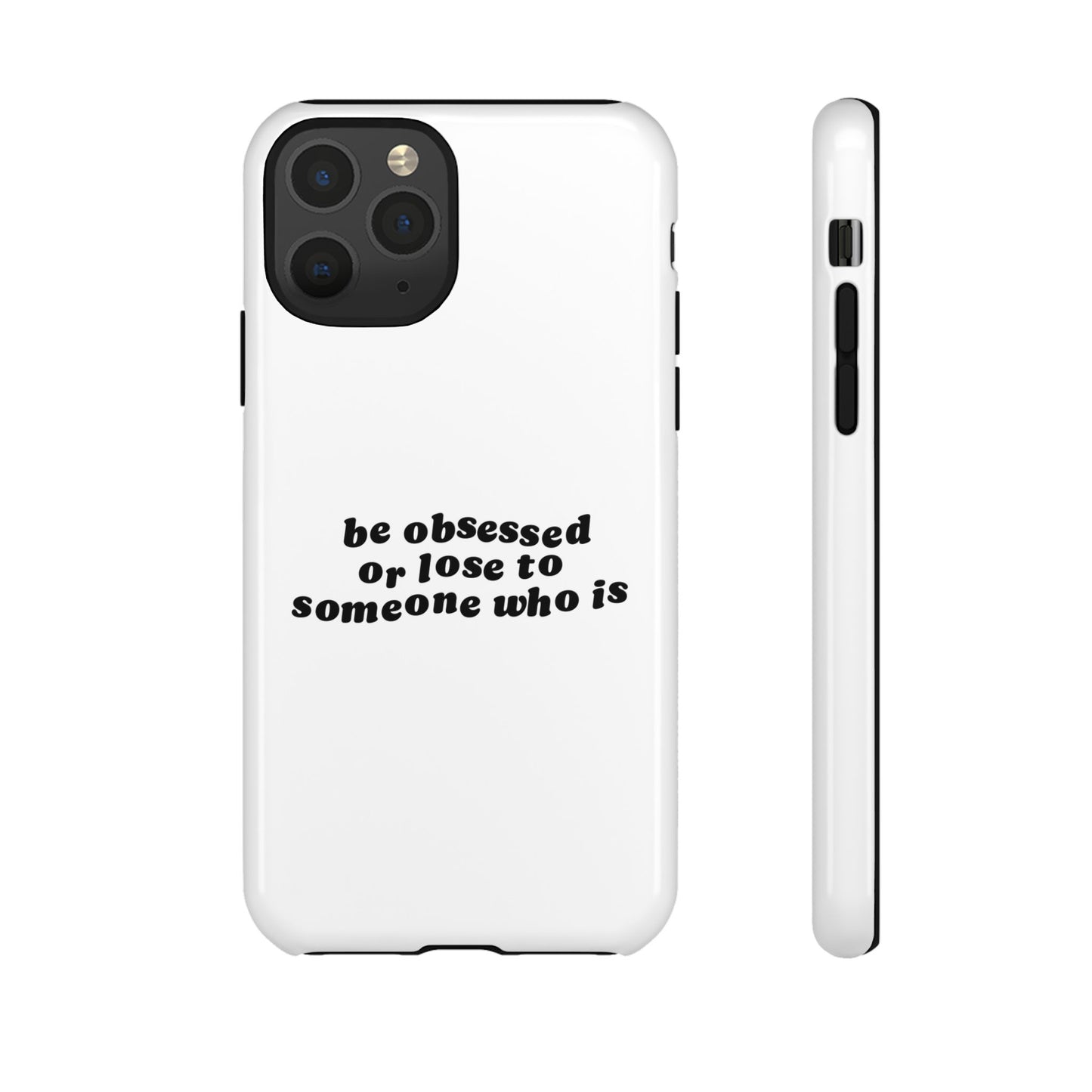 Be Obsessed Hard Case Weiß iPhone