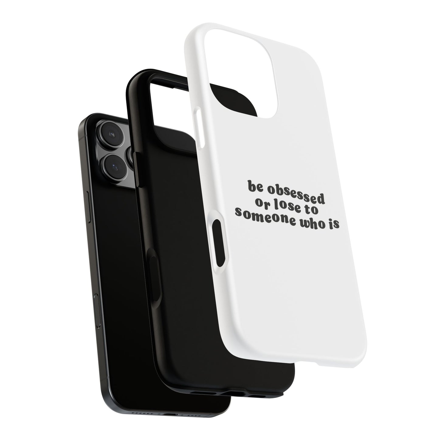 Be Obsessed Hard Case Weiß iPhone