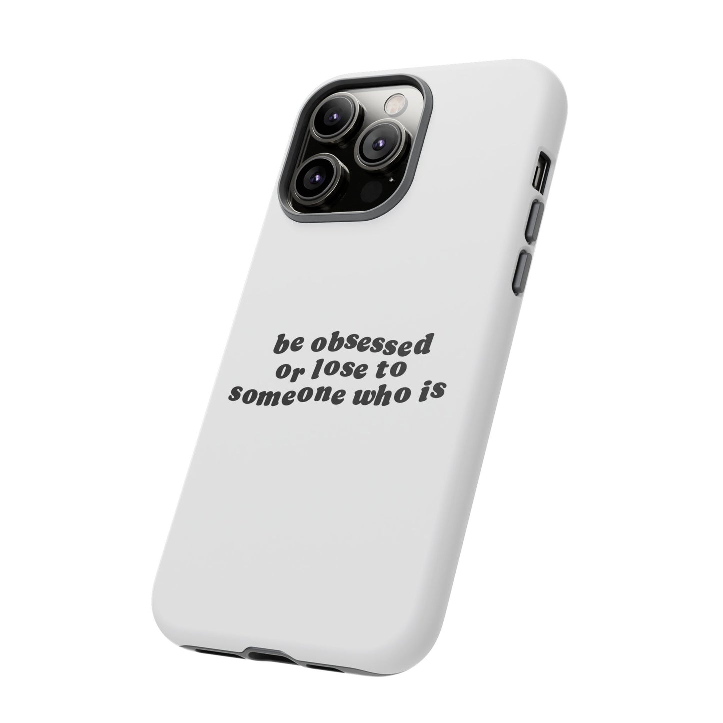 Be Obsessed Hard Case Weiß iPhone