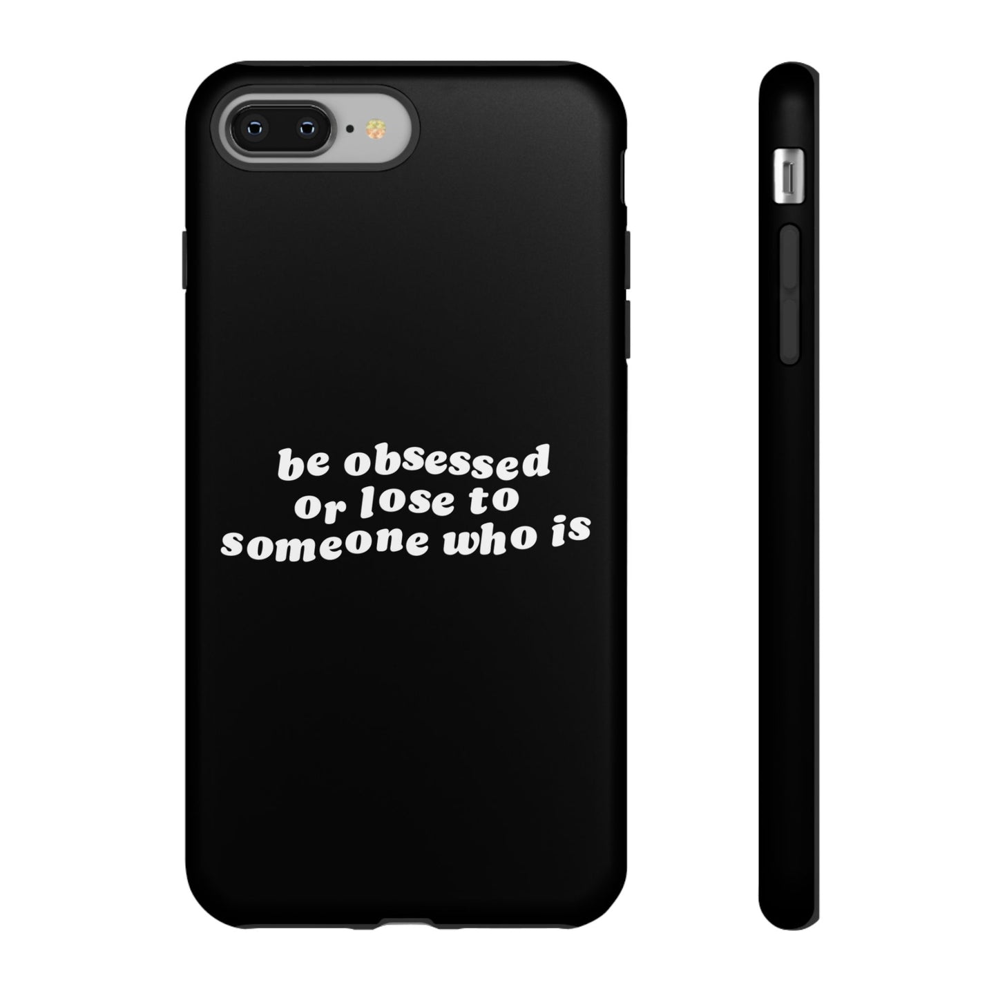 Be Obsessed Hard Case Schwarz iPhone
