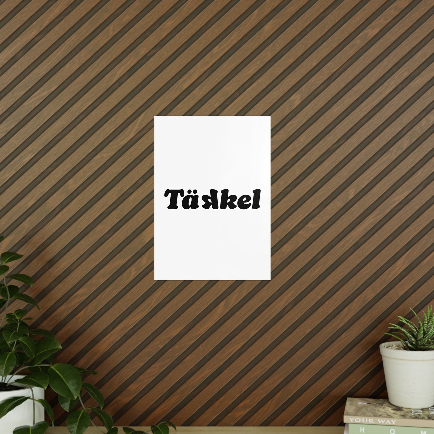 TÄKKEL Poster – Bold Football Statement Design