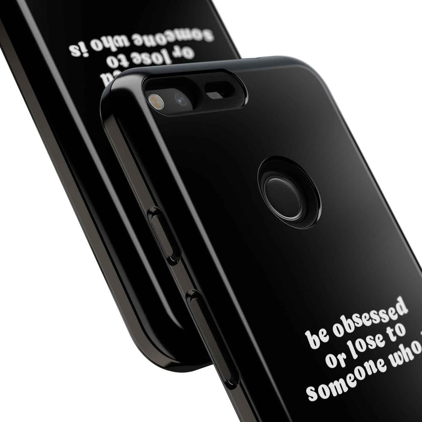 Too Obsessed Hard Case Schwarz Google Pixel