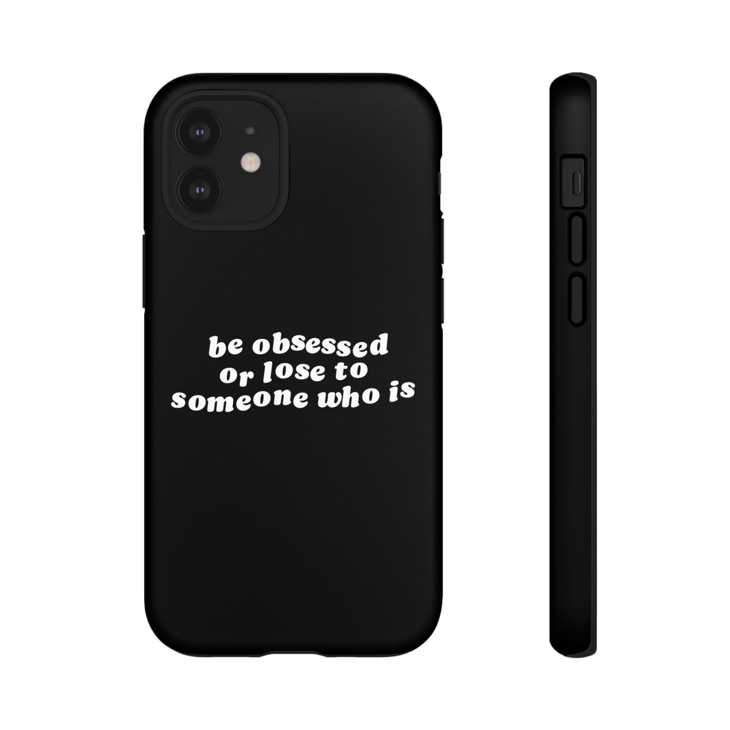 Be Obsessed Hard Case Schwarz iPhone