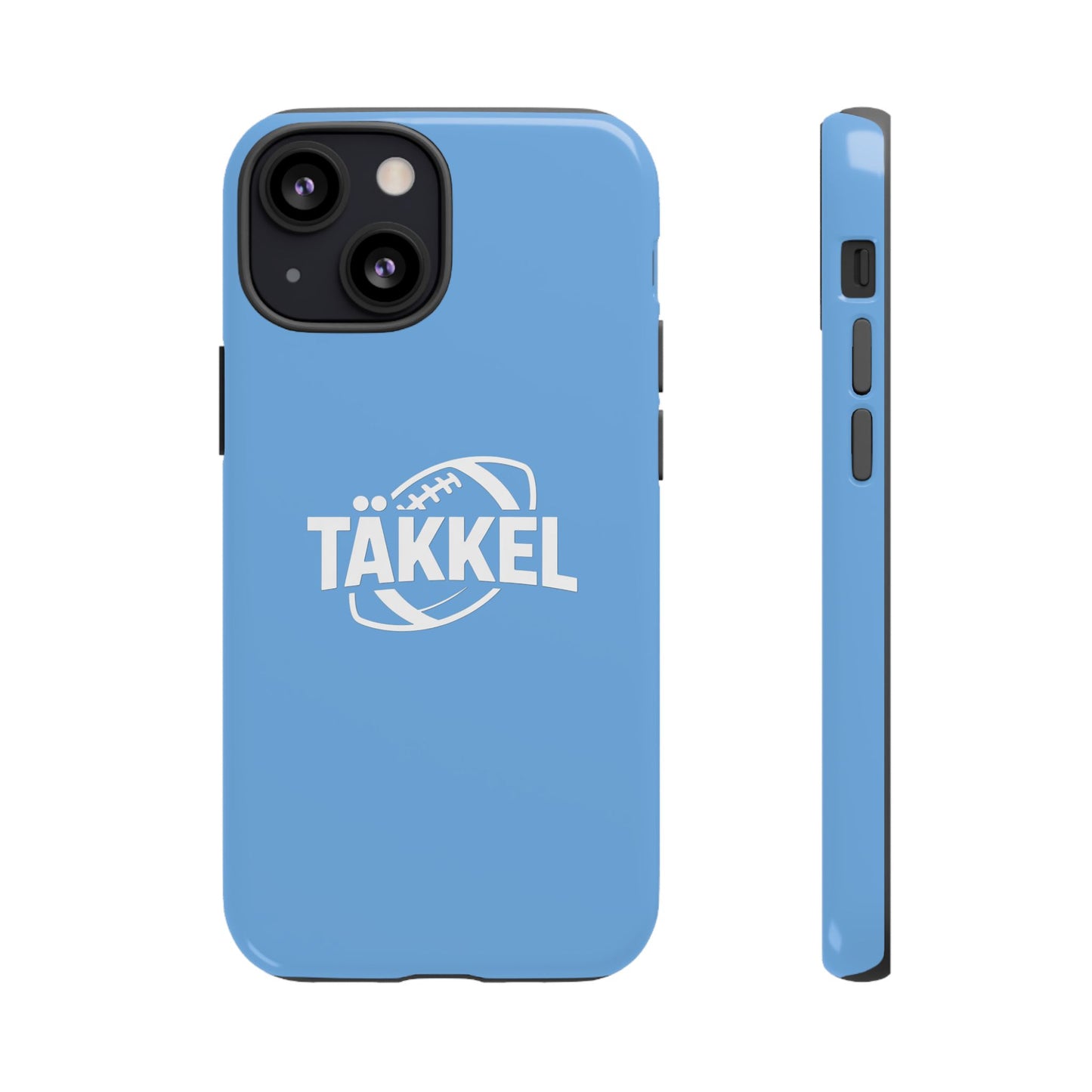 TÄKKEL FOOTBALL Hard Case Babyblau iPhone