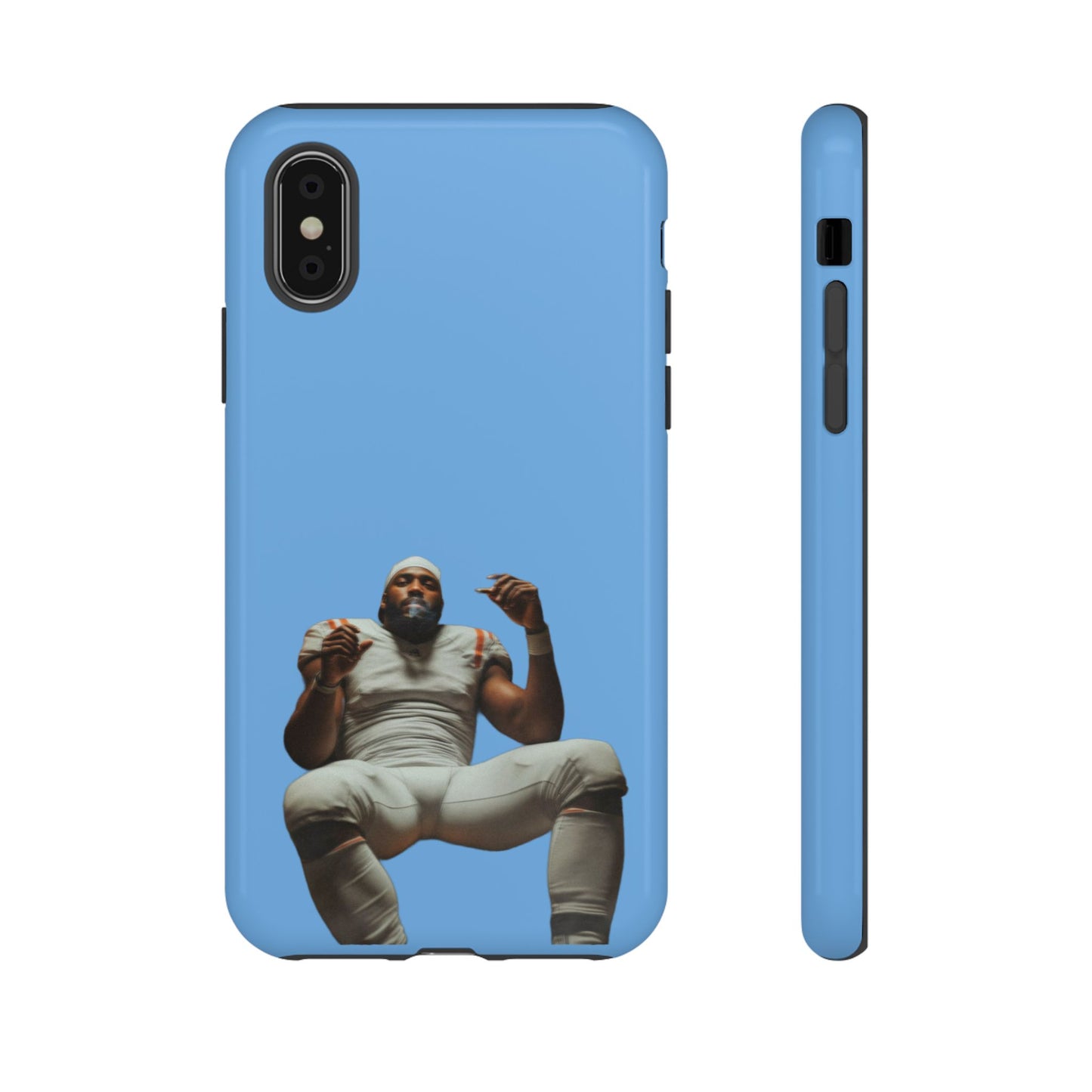 Who´s gonna smoke Hard Case Babyblau iPhone