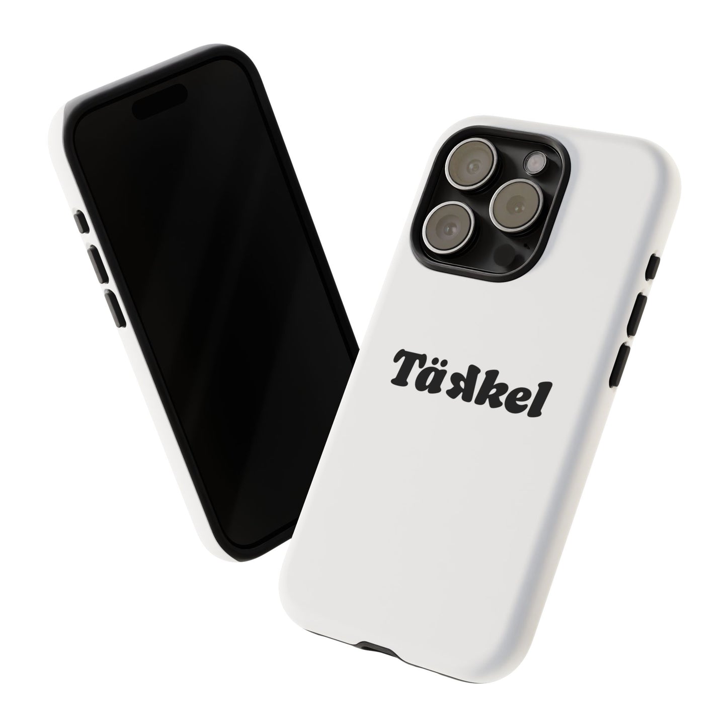 TÄKKEL Classic Hard Case Weiß iPhone